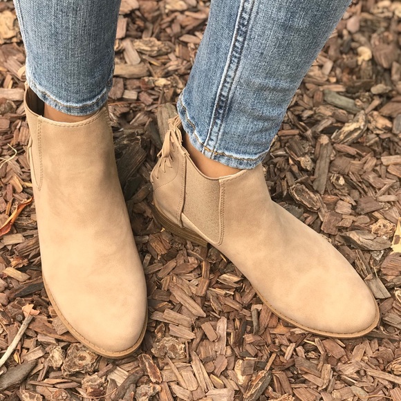 Emmie Khaki Booties - Picture 2 of 3